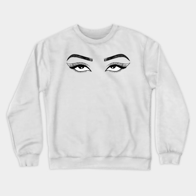 Eye roll sarcastic Crewneck Sweatshirt by Mermaidssparkle